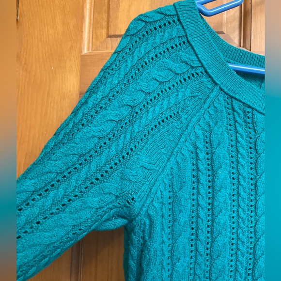 American Eagle Turquoise knitted sweater - Picture 5 of 5